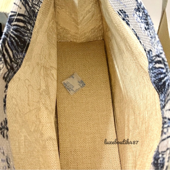 Christian Dior Around The World straw tote bag - Picture 5 of 9